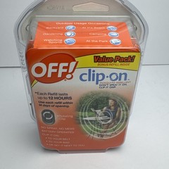 NEW SEALED 2011 OFF! Clip-On Mosquito Fan Patriotic Discontinued Kit