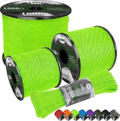 X XBEN Paracord Reflective 1000lb, 50/100/200/500/1000ft 4mm, 13 Strand Parachut