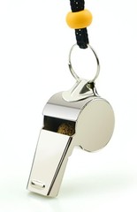 Stainless Steel Sports Whistles – Loud Sound and Hands-Free Lanyard for Coaches