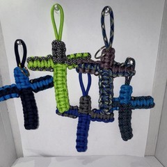 Multicolor Nylon Paracord Cross Set of 5, for Camping Hiking Backpacking