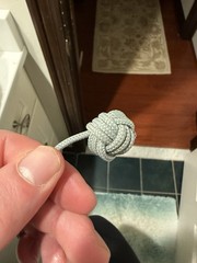 Grey Monkey Fist Keychain