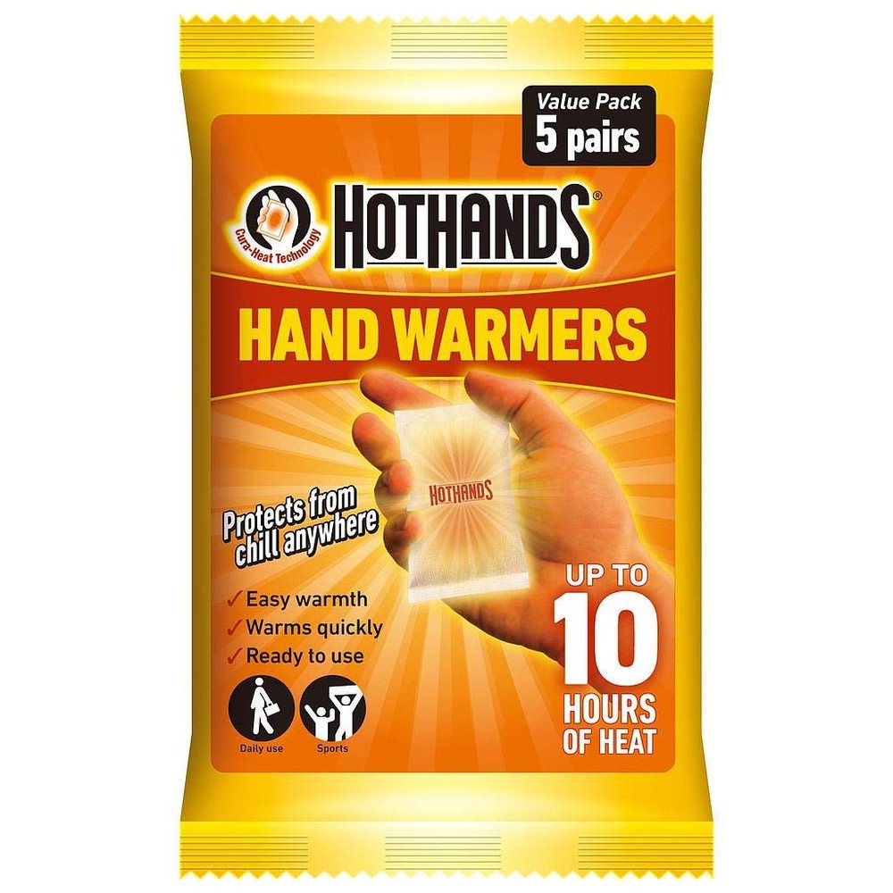 HeatMax Hot Hands Instant Hand Warmers. 12 Pairs