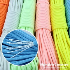 5 Pcs Outdoor Accessories Luminous Umbrella Rope Night Nine-core Ropes