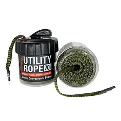 Rapid Rope Canister, 70ft Olive Green Tactical Paracord, 1100lb Test, USA