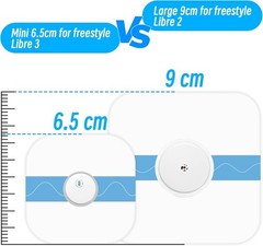 50 PCS Waterproof Patches for Freestyle Libre 3 – Hypoallergenic & Breathable