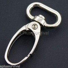10 Pack of Wide Swivel Clip Snap Hook 52mm Paracord Lanyards Bracelet Keychains