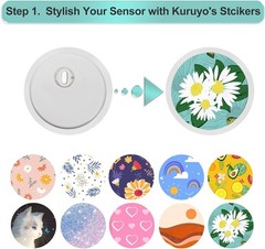 Waterproof Sensor Covers for Libre 3 Freestyle Sticker 40 Pack