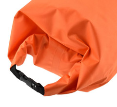 20 Liter Waterproof Dry Sack With Detachable Crossbody Nylon Strap (Orange)