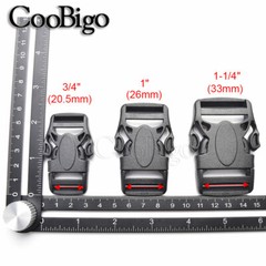 Plastic Plastic Side Release Buckle For Outdoor Backpack Strap 3/4″~1-1/4″ Parts