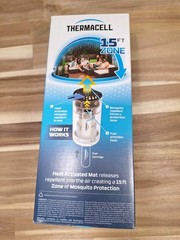 New Thermacell Patio Shield Mosquito Scent Free Repellent Fuel-Based 15 ft Zone