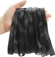 Large Rubber Bands, 30Pcs Size #107 Big Wide Elastic Bands, Heavy Duty Black …