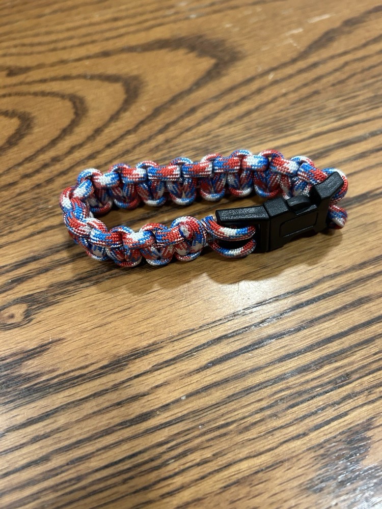 Red White & Blue Paracord Bracelet