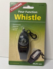 Coghlan’s Four Function Whistle Thermometer Magnifier Compass 4-Function