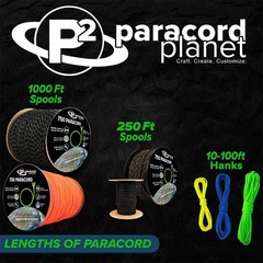 Paracord Planet 750 Paracord – Type IV Multi-Purpose Nylon Cord with 11 Strand