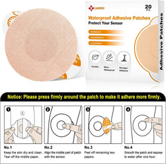 Freestyle Libre 2/3 Sensor Covers,20PCS Freestyle Adhesive Patches Waterproof…