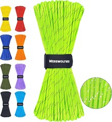 Reflective Paracord Rope 7 Strand Type III Parachute Cord 4Mm 100Ft / 200Ft for