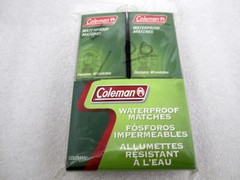 NOS Coleman Waterproof Matches 4 Box Package 829-205T