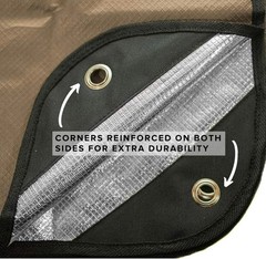 Arcturus Insulated Tarp, Reusable Heavy Duty Thermal Survival Blanket – 60x82in,
