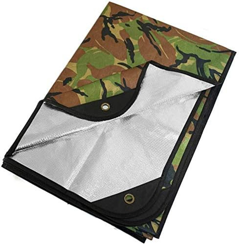 Insulated Tarp, Reusable Heavy Duty Thermal Survival Blanket – 60X82In, Reflects