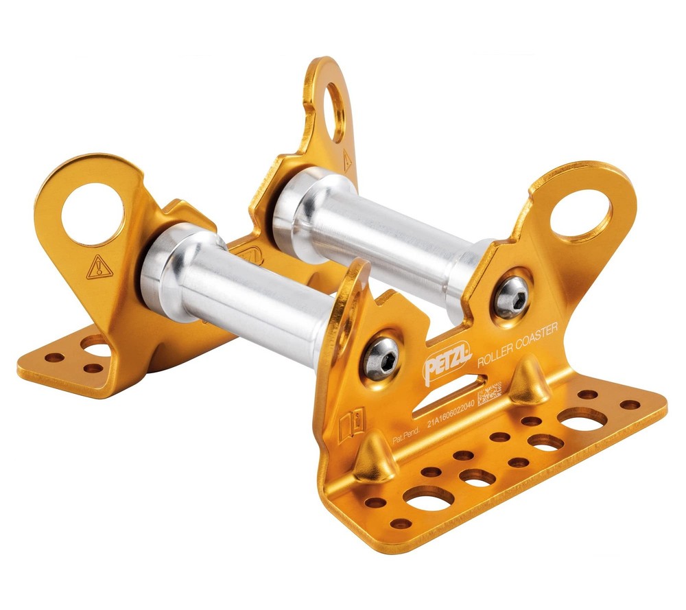 PETZL, Roller Coaster, Reversible Rope Protector on Bearings for a Moving Rope