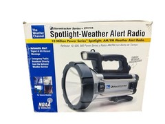 Vector Weather Flashlight 3 Band Radio VEC191 NIB 10,000,000 Power 12VDC Outlet