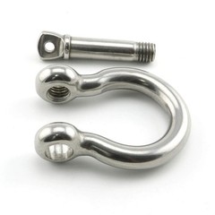 1/2 Inch 12mm Screw Pin Anchor Shackle Stainless Steel Heavy Duty Bow Shape L…