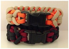 550 Paracord Bracelet – Oat Spike Sinnet Weave