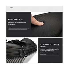 Motorcycle Backpack for Men Waterproof Carbon Fiber Motorbike Helmet Backpack…