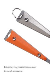 EI2 Titanium EDC Keychain Earpick,Titanium/G10, MeCarmy