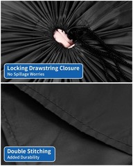 OTraki Small Laundry Bag 16×20 Inch Sack with inch, Black