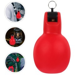 2Pcs Reusable Red PVC Hand Squeeze Whistles for Outdoor Emergency Play