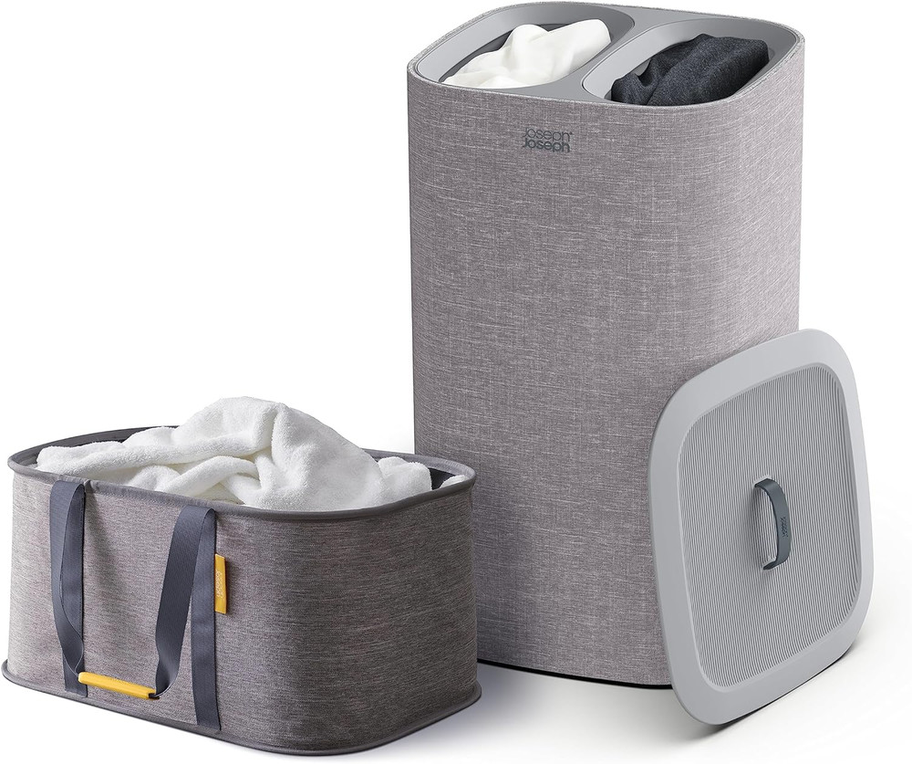 Laundry 2 Piece Set – Hold-All 35L/9.2 Gallon Collapsible Washing Basket and Tot