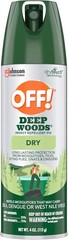 OFF! Deep Woods Bug Spray 25% DEET Mosquito Tick Repellent 4oz 2 Pack