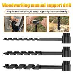 Carbon Steel Manual Auger Manual Survival Drill Center Drill Outdoor Hand Drill