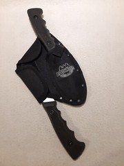 Adventuridge Knife and Ax, Hatchet Combo W Sheath Camping Survival Gear