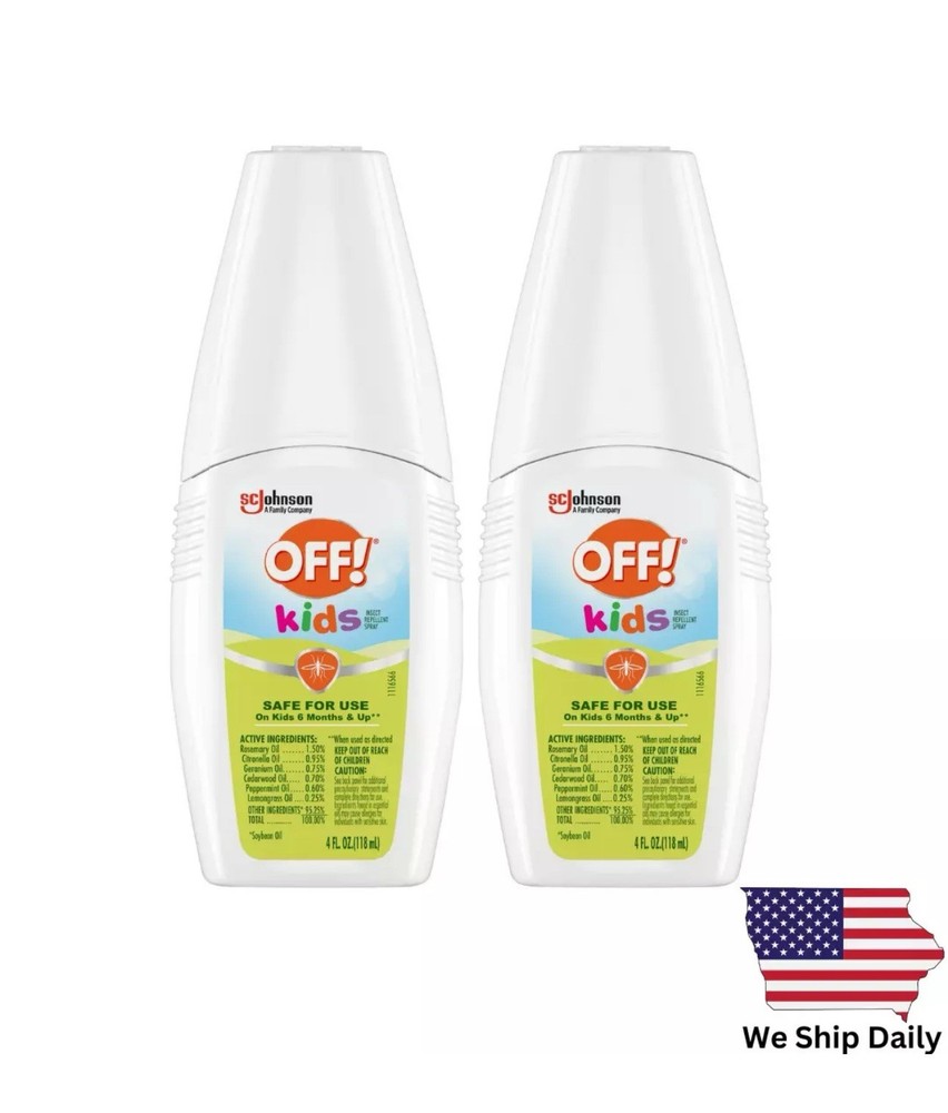 Off! Insect Repellant Spray for Kids 4oz Lot Of 2