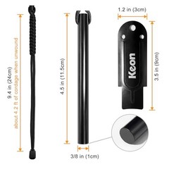 Keon Flint and Steel fire Starter kit, Ferro Rod fire Starter Survival Tool,