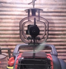 Mr. Heater «Buddy» Single Tank Wood Stove, Heat Powered Fan Mount. Custom Built.