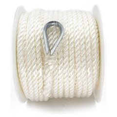 (2 pack) Ozark Trail 3/8″x100′ Nylon Braided Marine Anchor Line 100 Foot Length.