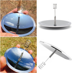 Solar Fire Starter Camping Solar Spark Lighter Solar Lighters for Firestart Pine
