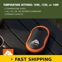 Ozark Trail 5200mAh Rechargeable Hand Warmer – Orange