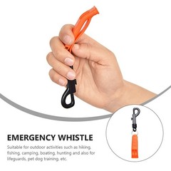 5pcs Outdoor Survival Whistle Portable Plastic Whistle Camping Travel Accessory