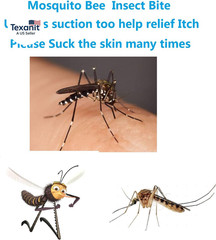 2PK Mosquito Bee Sting Bug Bite Kit Suction Tool Safety Supplies Natural First A