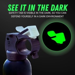 Pepper Enforcement 9 oz. Splatter Stream Pepper Spray with Belt Clip Holster