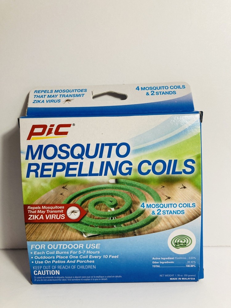 PIC Citronella Mosquito Repelling Coils NEW