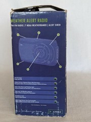GPX A390 Weather Alert Radio! NOAA STORM ALERTS! Siren, Flashing Light! AM/FM