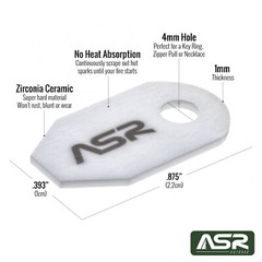 ASR Outdoor 2 Pack Ceramic Micro Striker Scraper Emergency Fire Starter