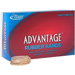 Alliance Rubber 26145 Advantage Bands 1 Pound 2 x 1/16 inches, Beige