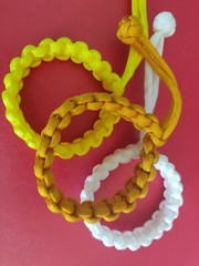 3 Pack Handmade Mad Max Style Adjustable Paracord Bracelets 7.5″ Diamond Knott.