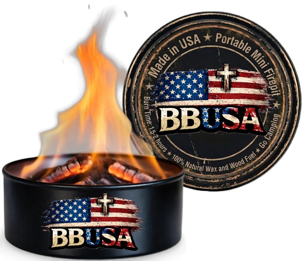 Campfire in a Can – Made in USA – Portable Mini Fire Pit for Marshmallows & S…